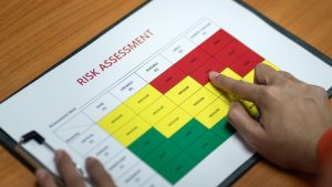 Risk assessment matrix form